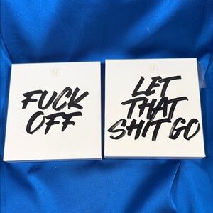 BH Cosmetics 2 eyeshadow pallets-18 colors-“F*ck Off” and “Let That Sh*t Go”